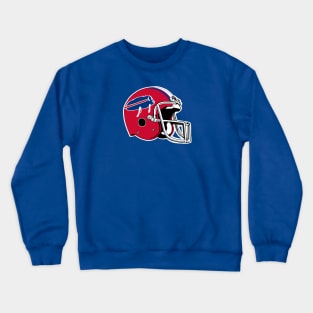 Josh Allen potato red helmet Crewneck Sweatshirt